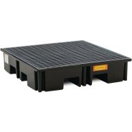 Bac de rétention polyéthylène pour palette 220/4 - 120x120 cm - Cemo