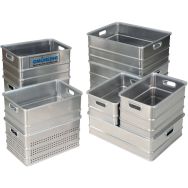 Bac de transport aluminium - Longueur 650 mm - 60 à 80 L