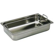 Bac gastronorme plein avec anse escamotable GN 1/1 - 20 cm