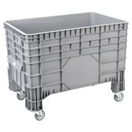 Bac gerbable à roulettes 285 L parois pleines