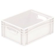 Bac gerbable plein blanc 400 x 300 mmPolypropylène 20,8L