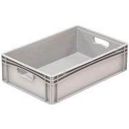 Bac gerbable plein gris 600 x 400 mm