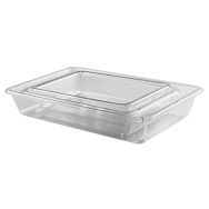 Bac plat en plastique transparent - Gilac