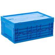 Bac pliant avec couvercle - Hauteur 265 à 355 mm - Manutan Expert