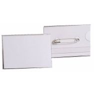 Badge à épingle 40x60 mm (Boite de 50)