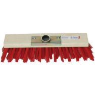 Balai cantonnier pvc rouge - 31cm