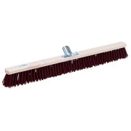 Balai en bois - Poils synthétiques Synthétique 80 cm