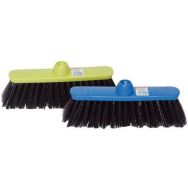 Balai fibre dure pvc noir ondulé