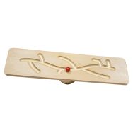 Balance bille en bois motif forme arbre