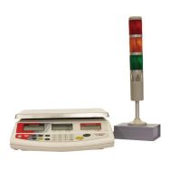 Balance compteuse avec colonne  Portée : 6 kg Précision : 0.1 g