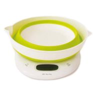 Balance culinaire Bol 'Up (bol pliable) Blanc/Vert