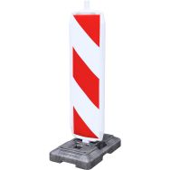 Balise plastique 40-Film classe 1-Hachuré-Deux faces-Schake