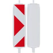 Balise plastique type 60 - Film classe 1 - Flèche - Une face - Schake