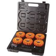 Balises de signalisation à LEDS rechargeables - Lot de 6