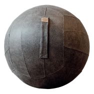 Balle d'assise déhoussable Céleste Retro - anthracite