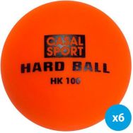Balles de hockey hard club - lot de 6