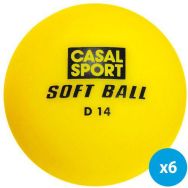 Balles de hockey soft school - lot de 6