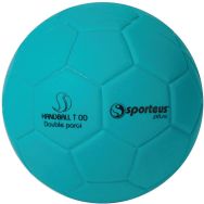Ballon Hand Init. Double mousse PVC Sporteus T00 Ø145 bleu