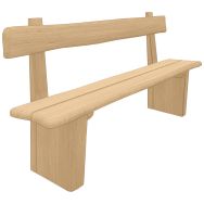 Banc 150 cm robinier