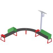 Banc Banki ensemble complet-Tolerie Forezienne