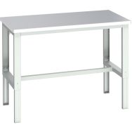 Banc Cubio acier inoxydable-1500x900x740-1140mm-Bleu