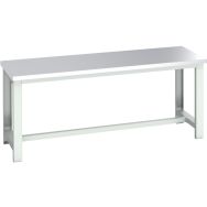 Banc Cubio acier inoxydable-2000x750x840mm-Bleu