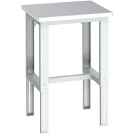 Banc Cubio acier inoxydable-750x750x740-1140mm-Bleu