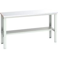 Banc Cubio acier mi-étagère-2000x750x740-1140mm-Bleu