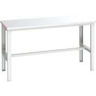 Banc Cubio revêtement en acier-2000x900x740-1140mm-Bleu