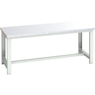 Banc Cubio revêtement en acier-2000x900x840mm-Bleu
