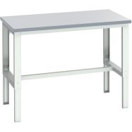 Banc Cubio stratifié-1500x900x740-1140mm-Bleu