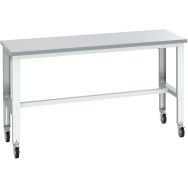 Banc Cubio sur roues-2000x750x840-1140mm-Bleu