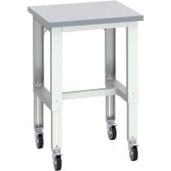 Banc Cubio sur roues-750x750x840-1140mm-Bleu