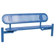 Banc Estoril 1.80 m acier pommeau inox brossé - Procity