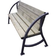 Banc Flamme -  Hauteur: 81 cm