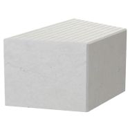 Banc Hepta 90 x 56 x 56 x 56 cm - gris lisse