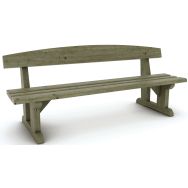 Banc Hoedic 200x60x80 cm - pin traité