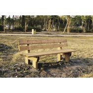 Banc Morvan en pin naturel longueur 195 cm
