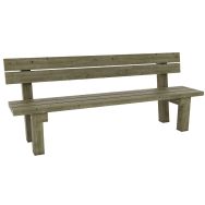 Banc Royan L 200 x 60 H 80 cm - pin traité