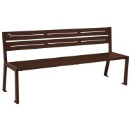 Banc Silaos 1.80 m 5 lames acier - Procity