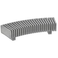 Banc VERTEBRA cintré 200 cm plastique recyclé