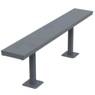 Banc assise tôle pour abri Abri Plus
