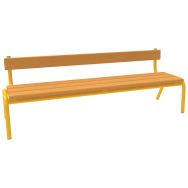 Banc avec dossier maternelle