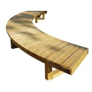 Banc circulaire 2 m bois - Boisdexter