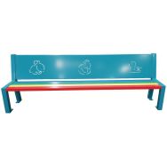 Banc enfant papayer école maternelle - multicolore