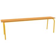 Banc sans dossier 160 primaire taille 6 jaune 1023