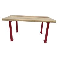 Banc vestiaire fixation au sol