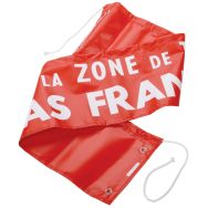 Banderole sécurité ''ne pas franchir'' flexible
