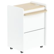 Banque accueil mobile Eden 2 portes largeur 80 cm profondeur 60 cm MBA