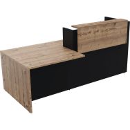 Banque d'accueil Filia+ module PMR à droite 242,5 cm - Buronomic